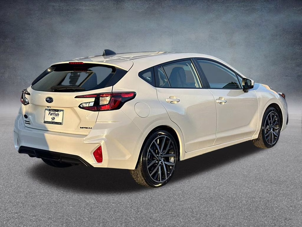 2026 Crystal White Pearl Subaru Impreza Sport AWD Hatchback