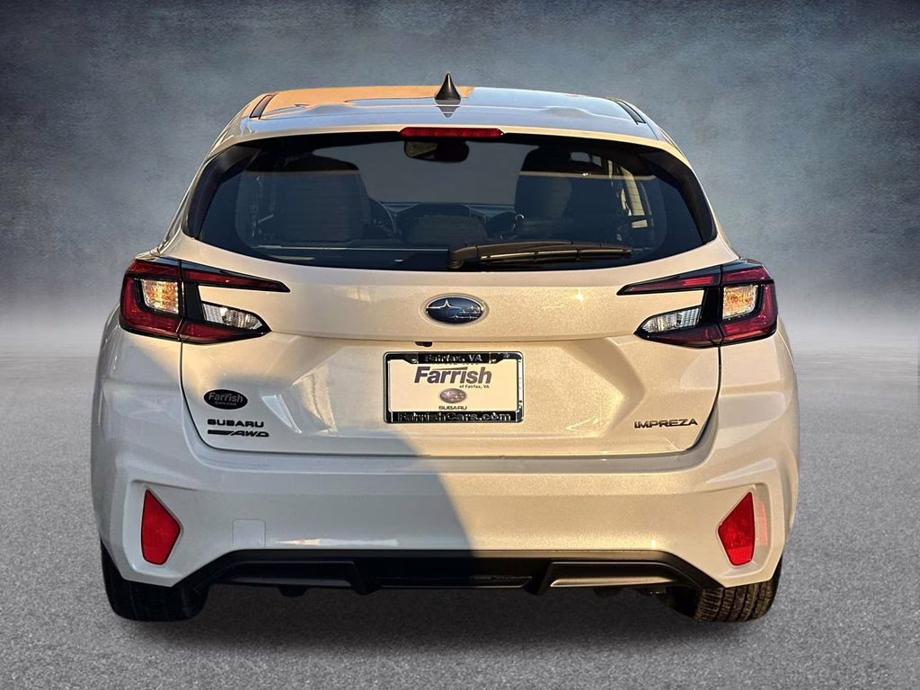 2026 Crystal White Pearl Subaru Impreza Sport AWD Hatchback