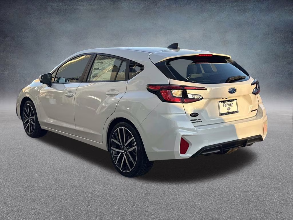 2026 Crystal White Pearl Subaru Impreza Sport AWD Hatchback