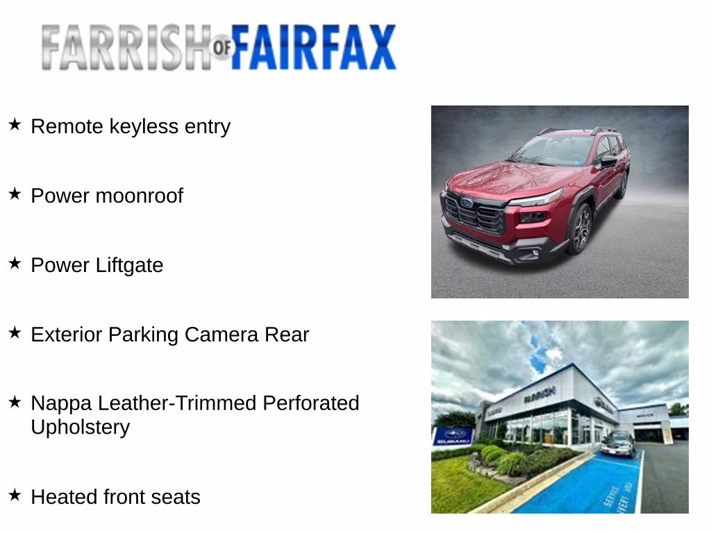 2026 Crimson Red Pearl Subaru Outback Touring XT AWD SUV