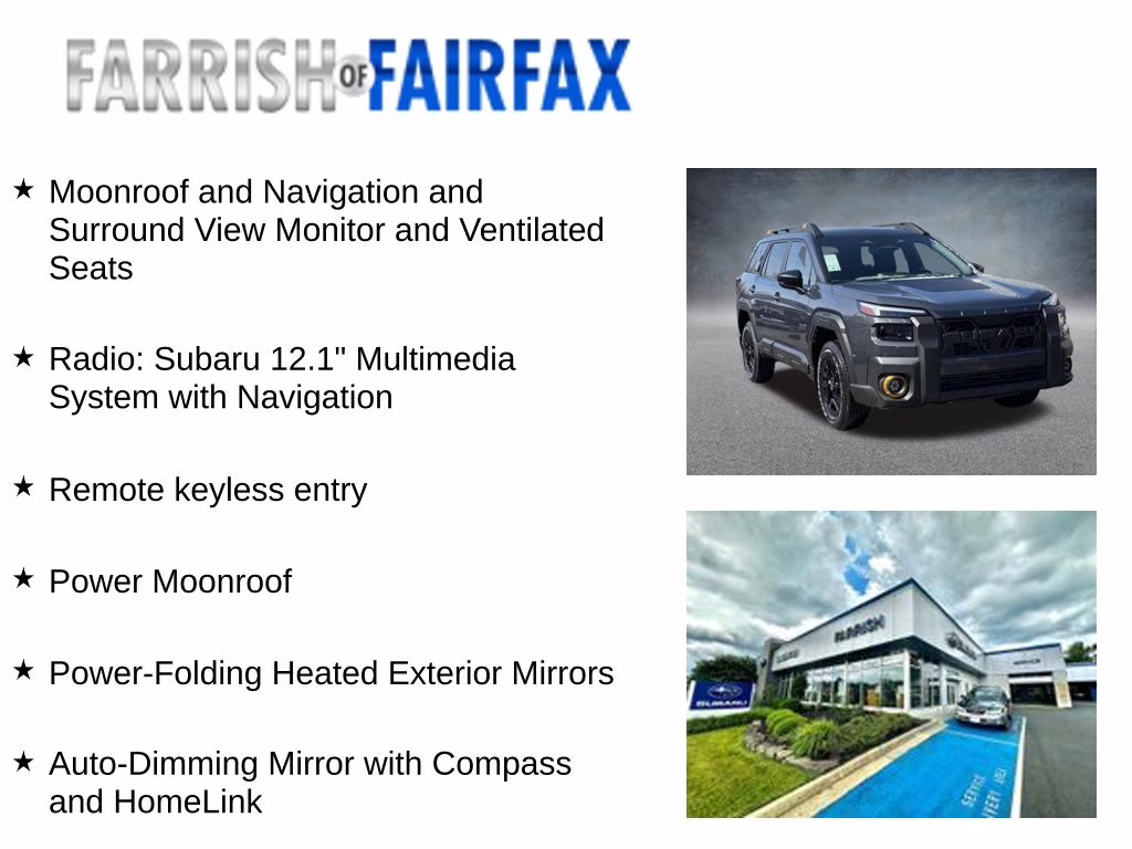 2026 Magnetite Gray Metallic Subaru Outback Wilderness AWD SUV