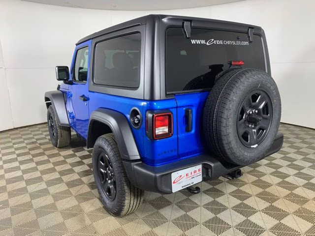 2026 Hydro Blue Pearl Coat Jeep Wrangler 2-Door Sport 4X4 SUV
