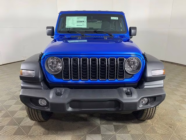 2026 Hydro Blue Pearl Coat Jeep Wrangler 2-Door Sport 4X4 SUV
