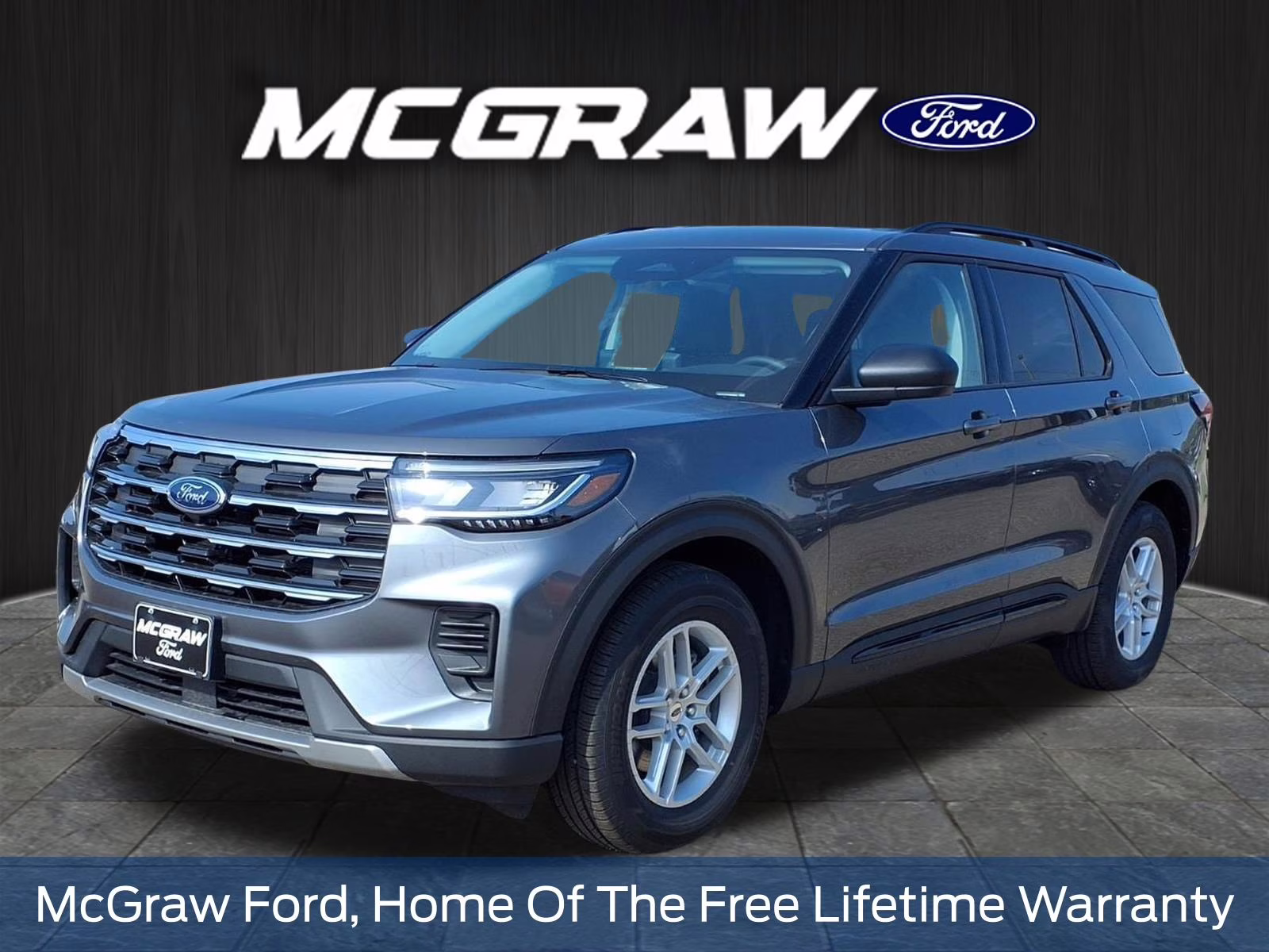 2026 Gray Metallic Ford Explorer Active RWD SUV