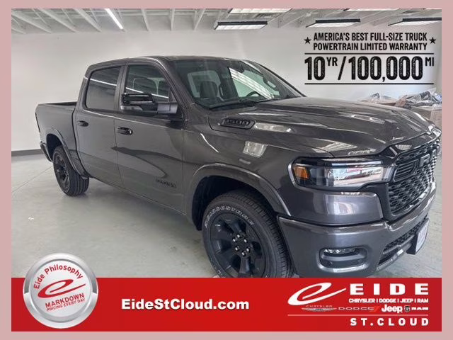 2026 Granite Crystal Metallic Clearcoat Ram 1500 Big Horn Night Edition 4X4 Truck