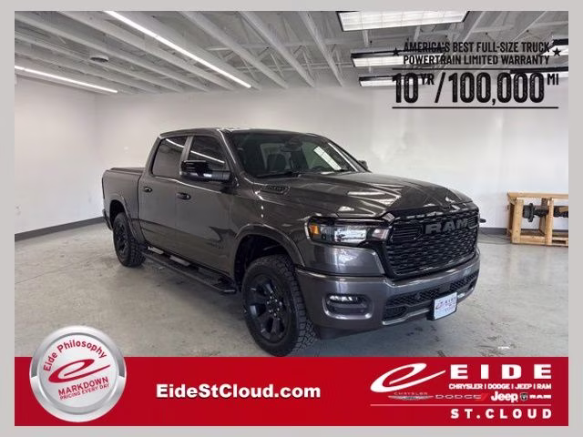 2026 Granite Crystal Metallic Clearcoat Ram 1500 Big Horn Night Edition 4X4 Truck