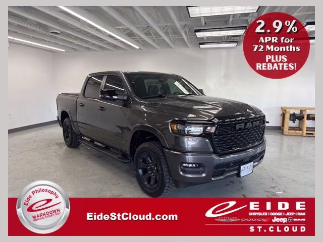 2026 Granite Crystal Metallic Clearcoat Ram 1500 Big Horn Night Edition 4X4 Truck