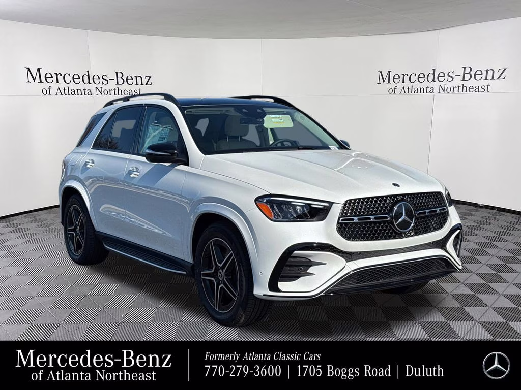2026 Moonlight White Metallic Mercedes-Benz GLE GLE 450 AWD SUV