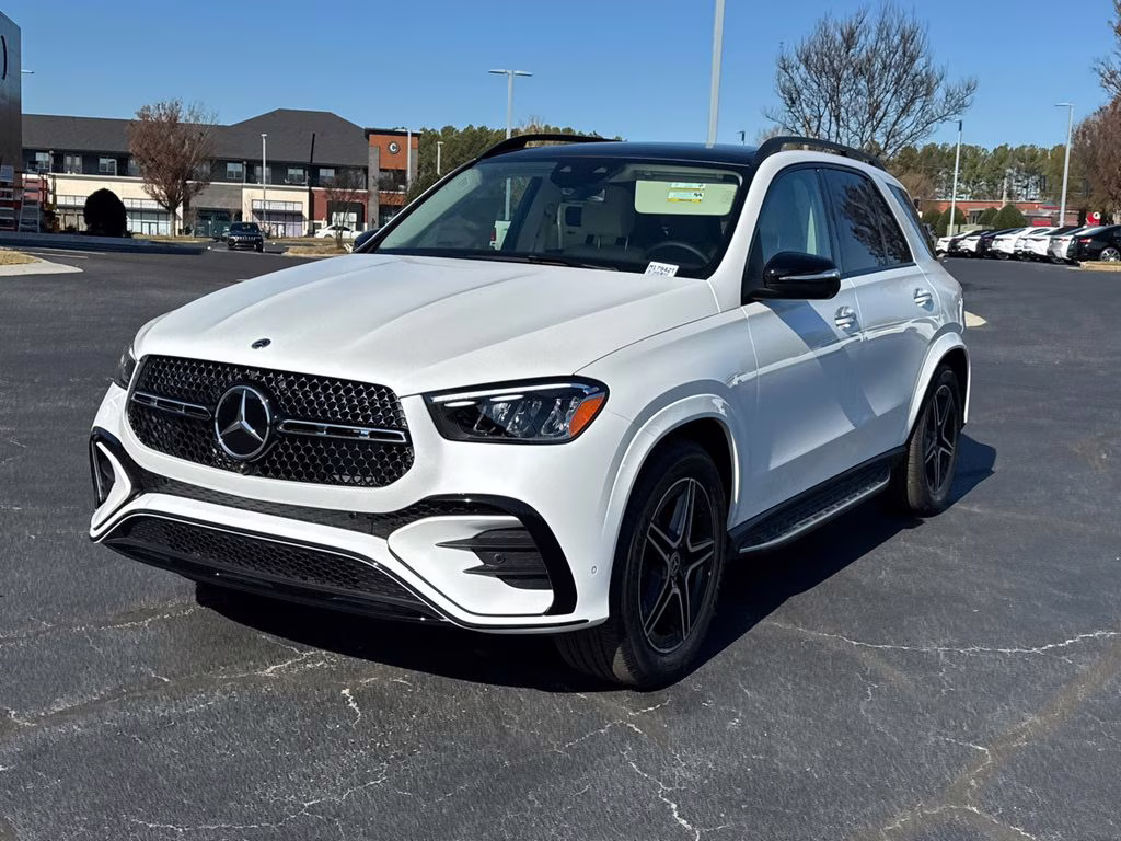 2026 Moonlight White Metallic Mercedes-Benz GLE GLE 450 AWD SUV