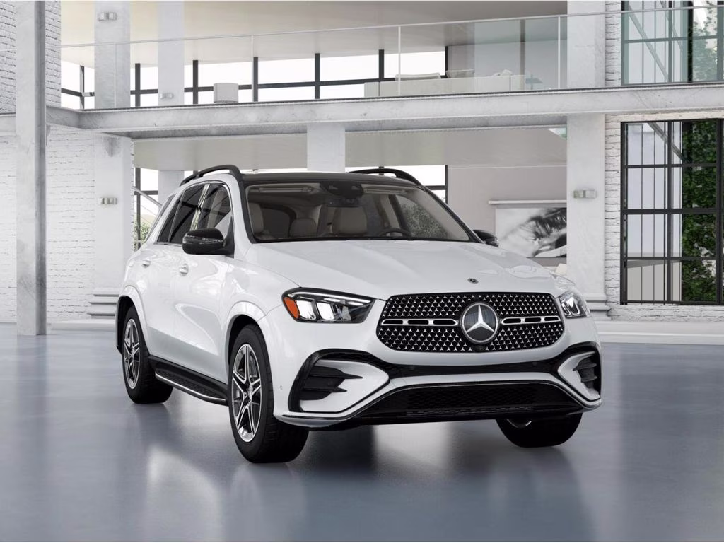 2026 Moonlight White Metallic Mercedes-Benz GLE GLE 450 AWD SUV