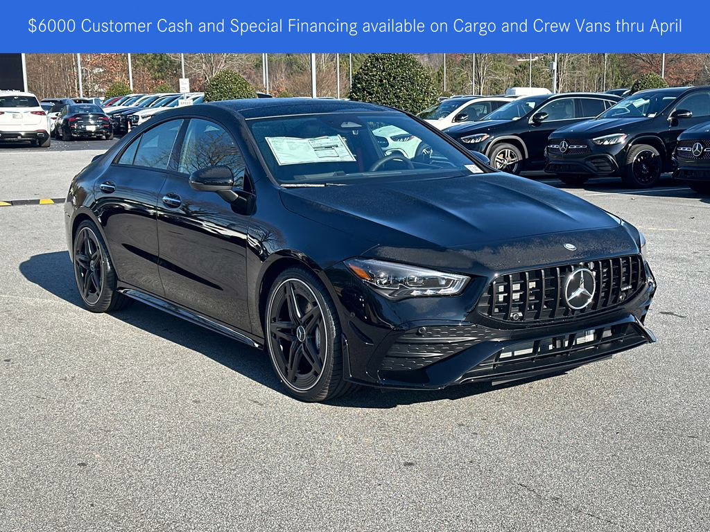 2025 Black Mercedes-Benz CLA CLA 35 AMG AWD Coupe