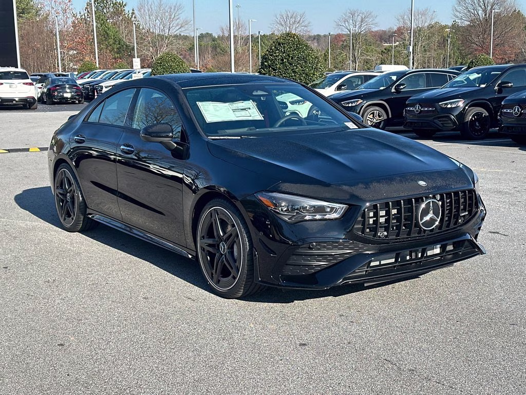 2025 Black Mercedes-Benz CLA CLA 35 AMG AWD Coupe