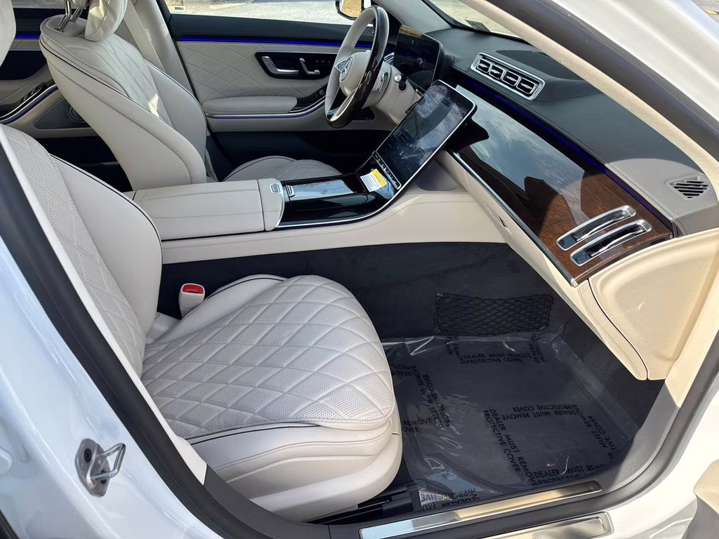2026 White Mercedes-Benz S-Class S 580 AWD Sedan