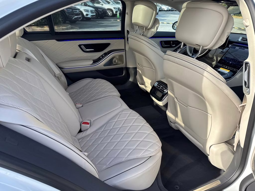 2026 White Mercedes-Benz S-Class S 580 AWD Sedan