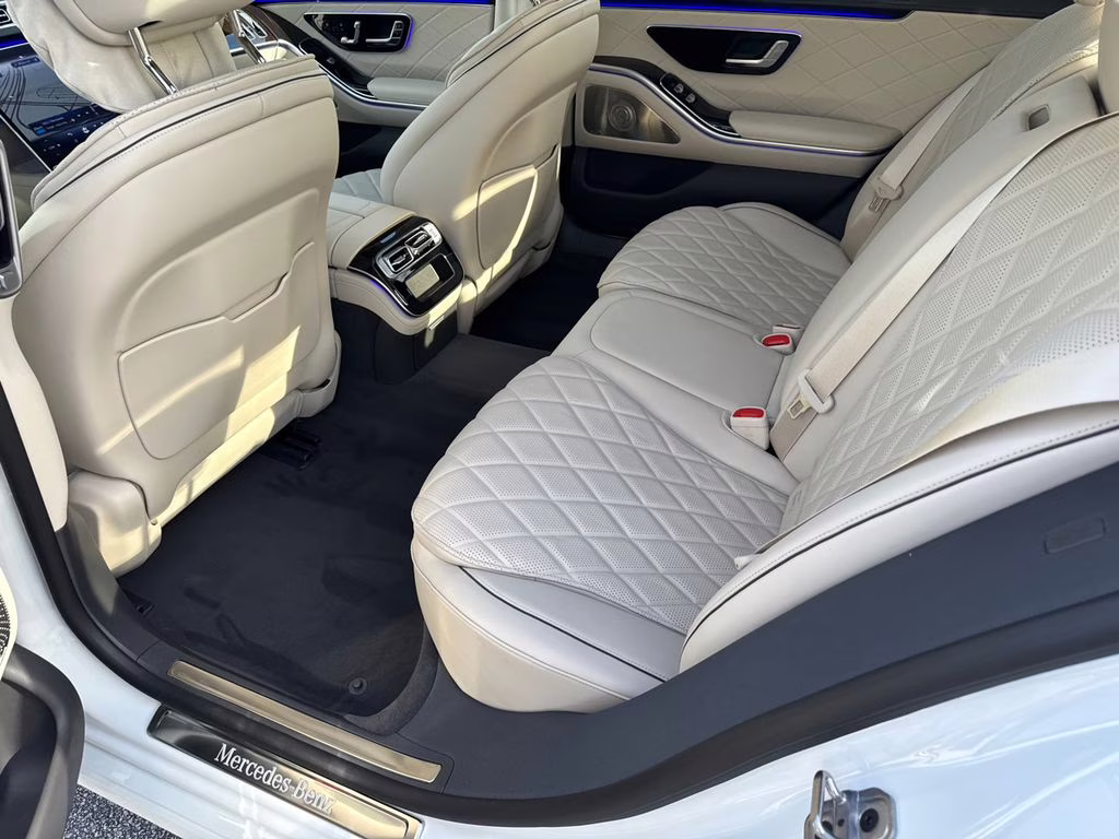 2026 White Mercedes-Benz S-Class S 580 AWD Sedan