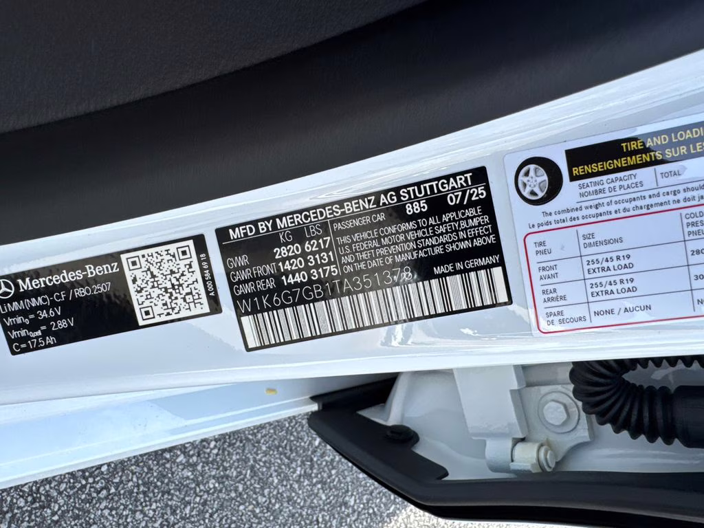 2026 White Mercedes-Benz S-Class S 580 AWD Sedan