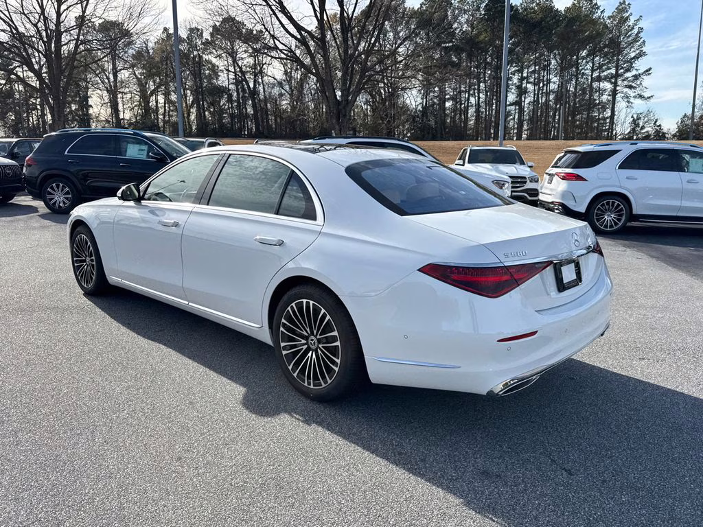 2026 White Mercedes-Benz S-Class S 580 AWD Sedan
