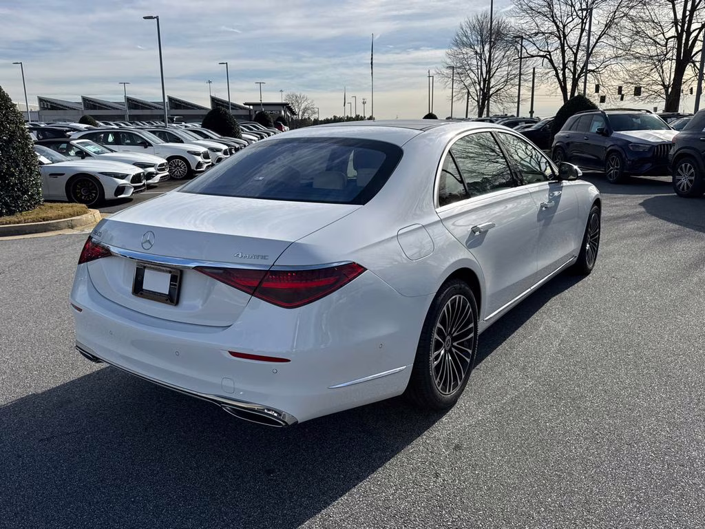 2026 White Mercedes-Benz S-Class S 580 AWD Sedan