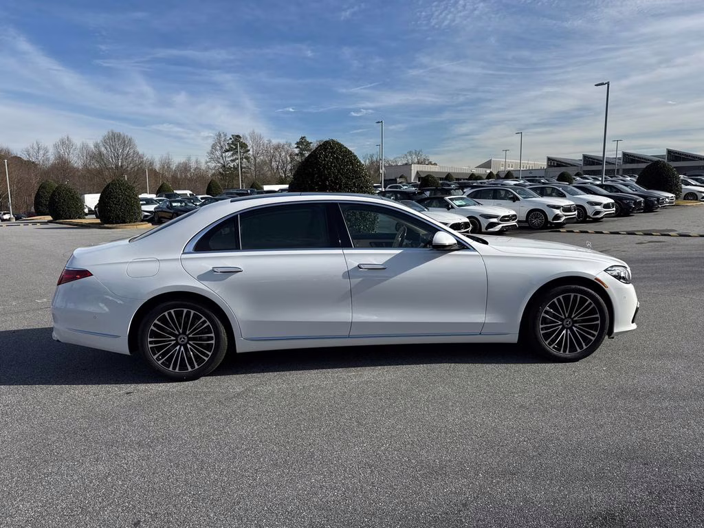 2026 White Mercedes-Benz S-Class S 580 AWD Sedan
