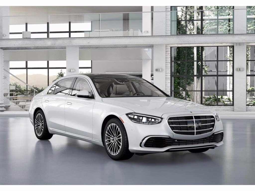 2026 White Mercedes-Benz S-Class S 580 AWD Sedan