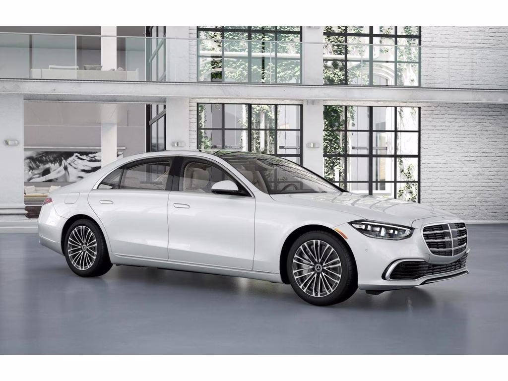 2026 White Mercedes-Benz S-Class S 580 AWD Sedan