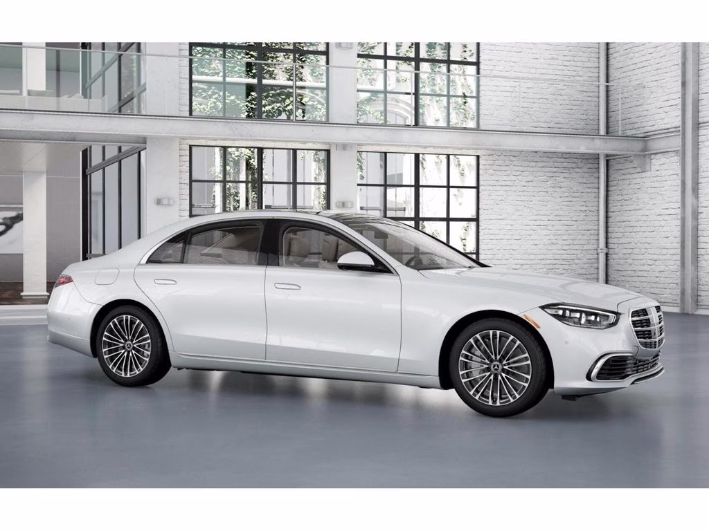 2026 White Mercedes-Benz S-Class S 580 AWD Sedan