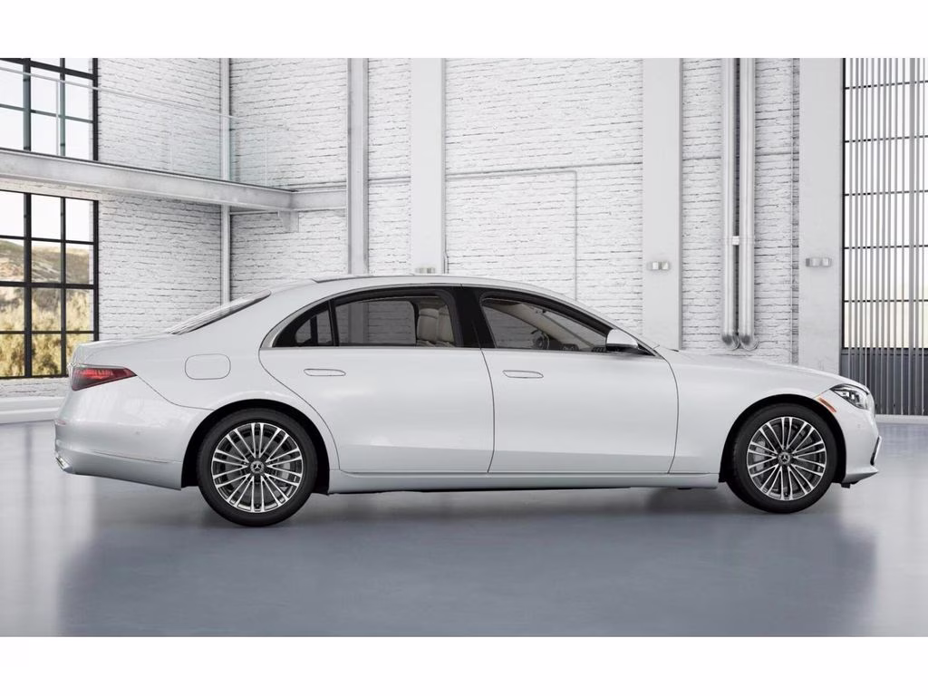 2026 White Mercedes-Benz S-Class S 580 AWD Sedan
