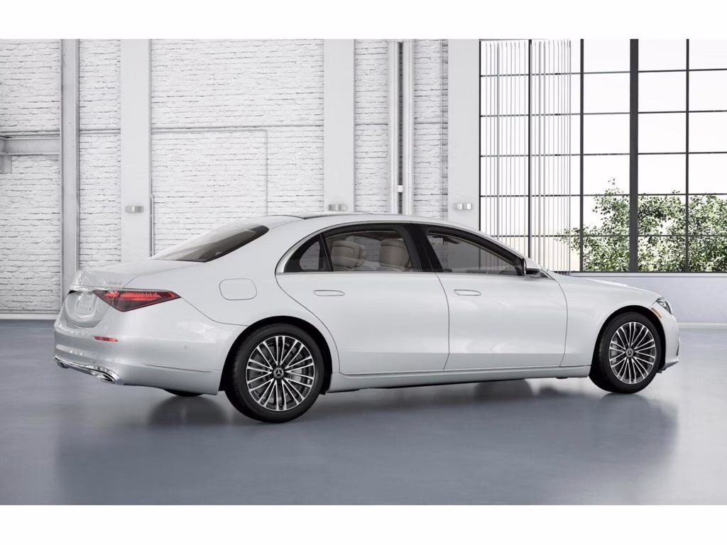 2026 White Mercedes-Benz S-Class S 580 AWD Sedan