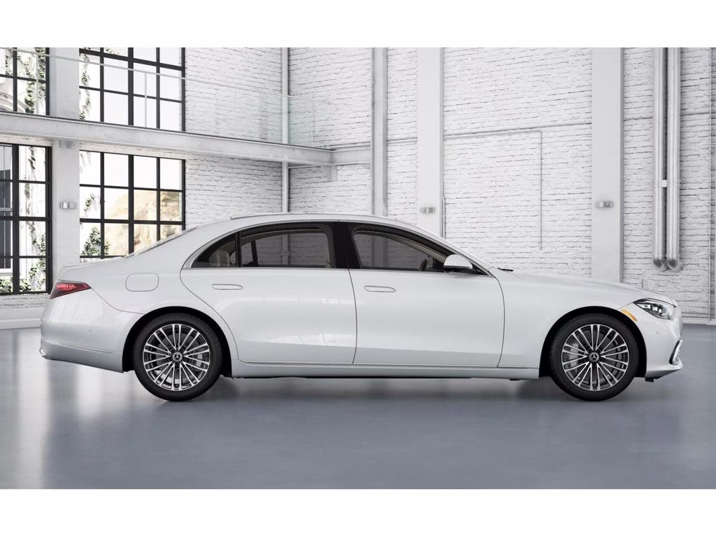 2026 White Mercedes-Benz S-Class S 580 AWD Sedan