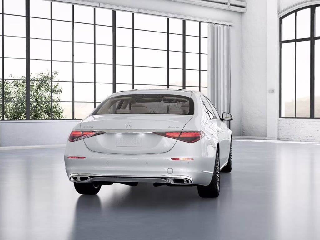 2026 White Mercedes-Benz S-Class S 580 AWD Sedan