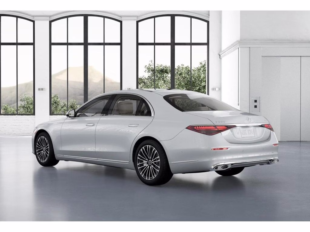 2026 White Mercedes-Benz S-Class S 580 AWD Sedan