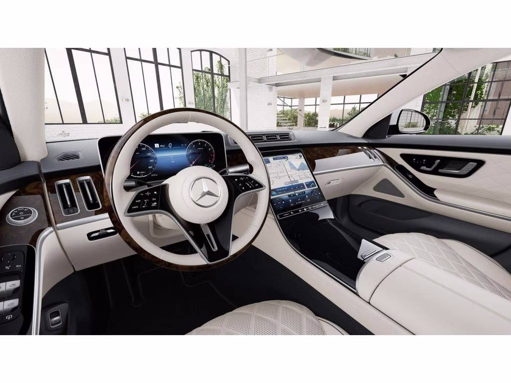 2026 White Mercedes-Benz S-Class S 580 AWD Sedan