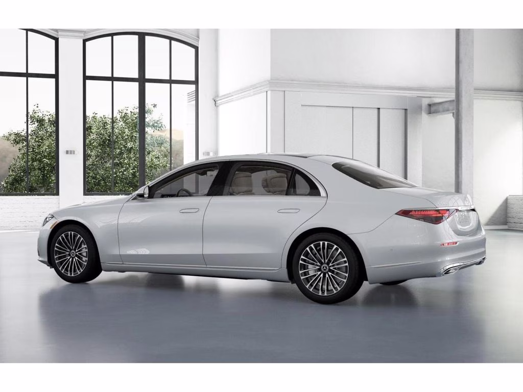 2026 White Mercedes-Benz S-Class S 580 AWD Sedan