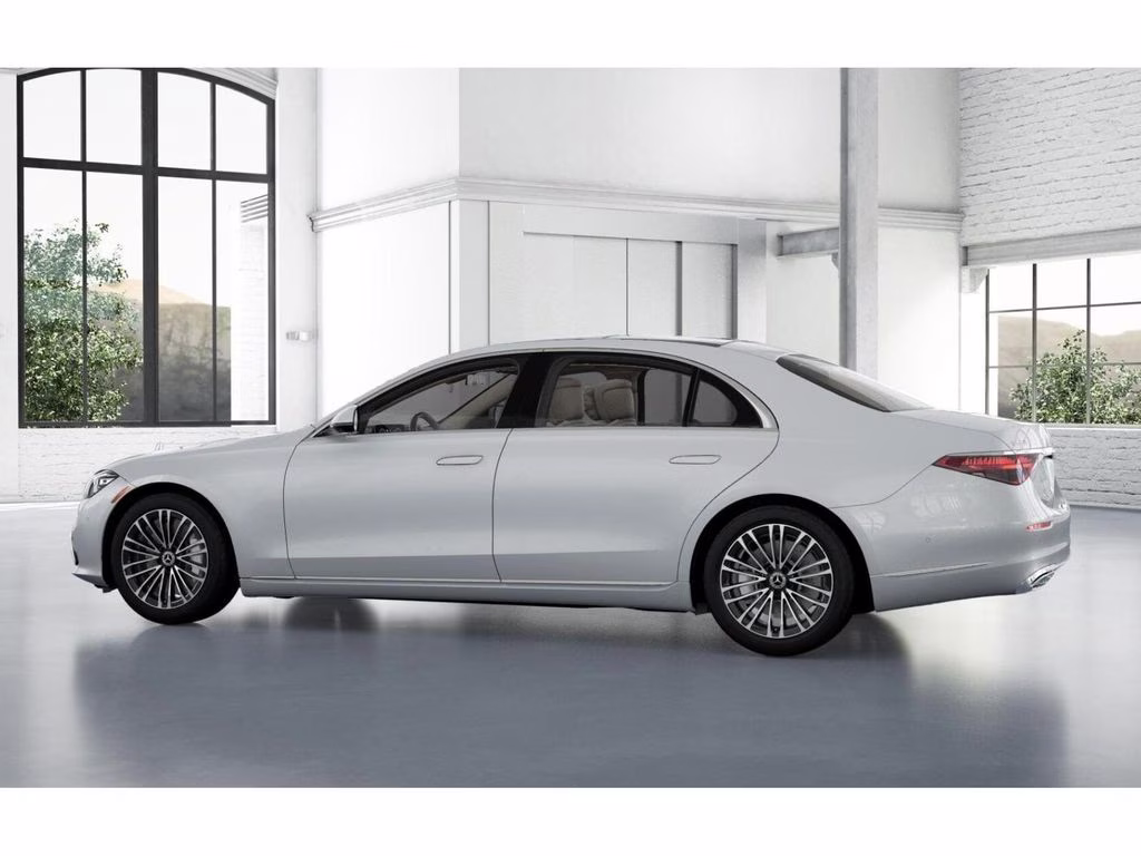 2026 White Mercedes-Benz S-Class S 580 AWD Sedan