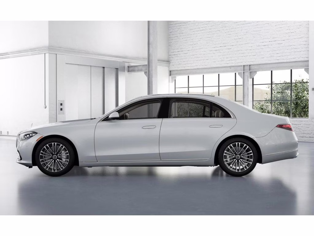 2026 White Mercedes-Benz S-Class S 580 AWD Sedan