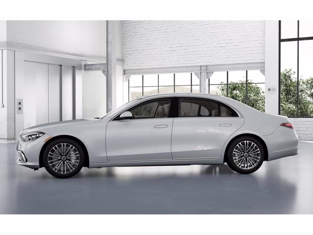 2026 White Mercedes-Benz S-Class S 580 AWD Sedan