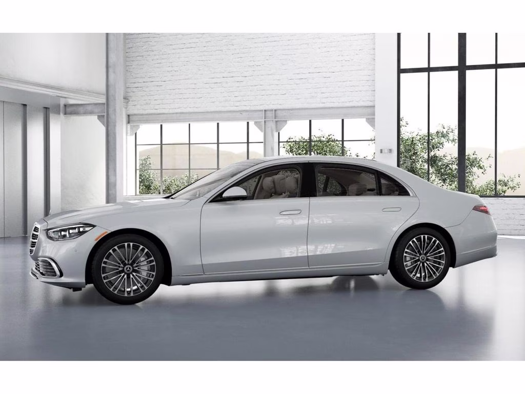 2026 White Mercedes-Benz S-Class S 580 AWD Sedan
