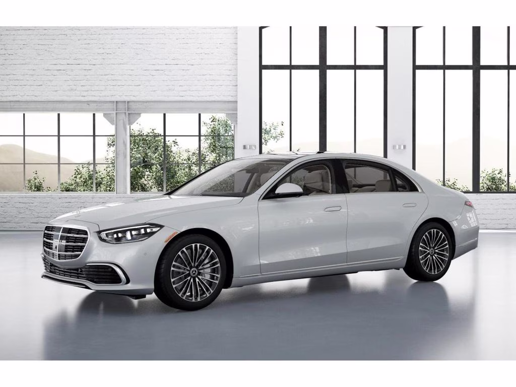 2026 White Mercedes-Benz S-Class S 580 AWD Sedan