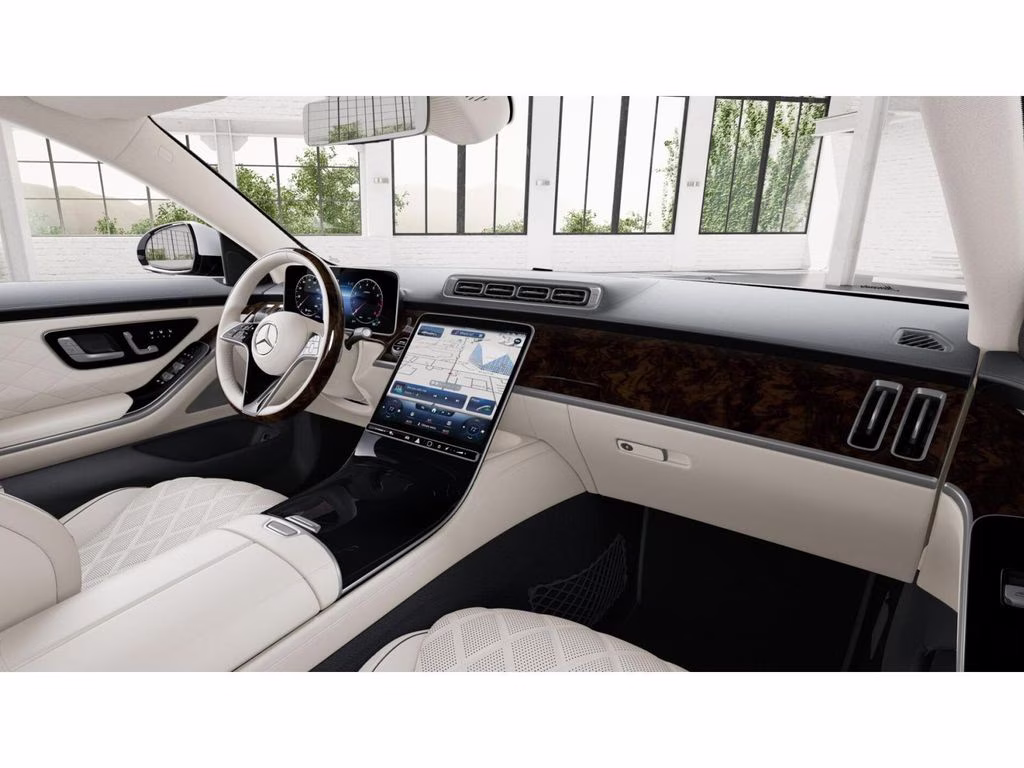 2026 White Mercedes-Benz S-Class S 580 AWD Sedan