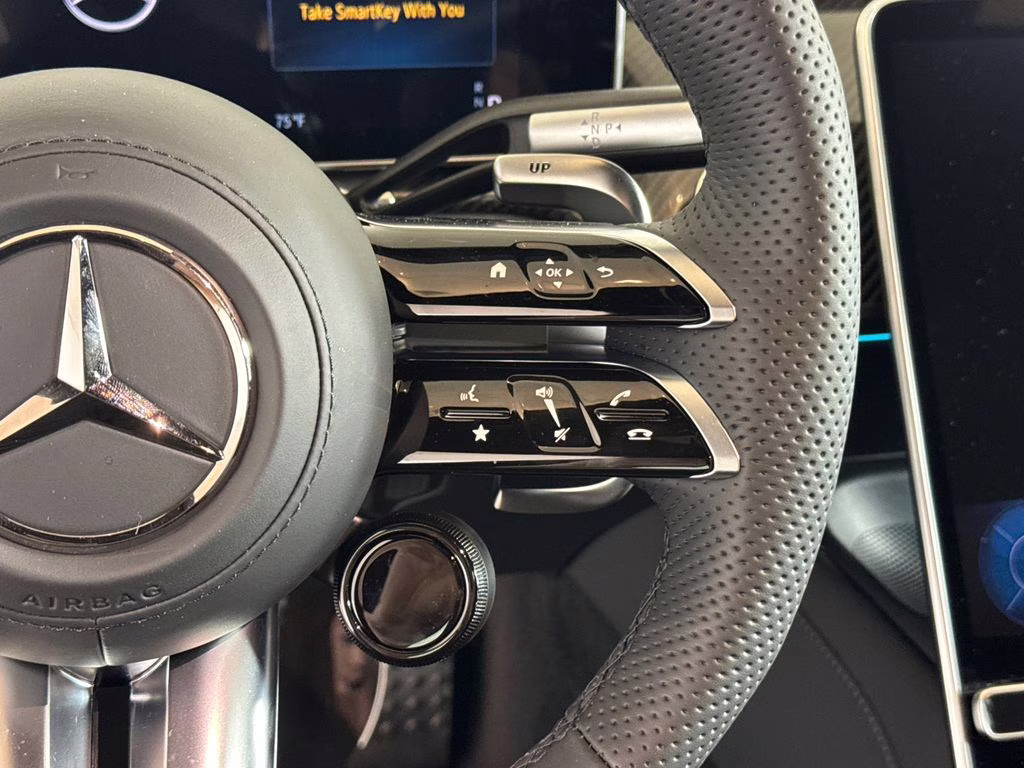 2026 Obsidian Black/MANUFAKTUR Moonlight White Mercedes-Benz S-Class S 63 E AMG AWD Sedan