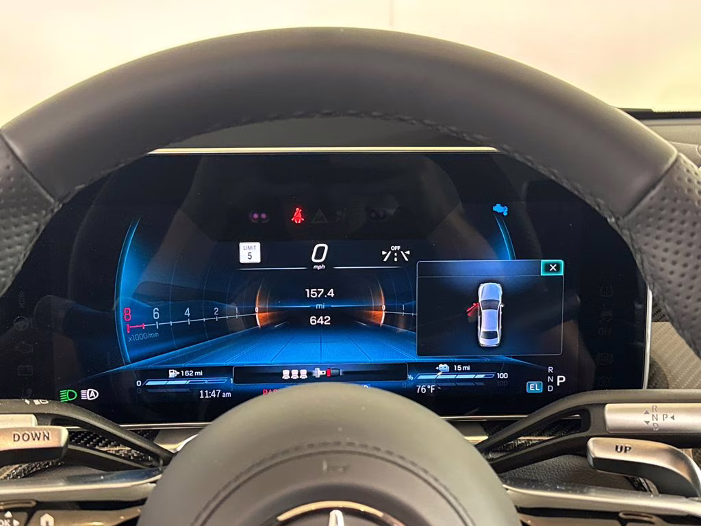 2026 Obsidian Black/MANUFAKTUR Moonlight White Mercedes-Benz S-Class S 63 E AMG AWD Sedan