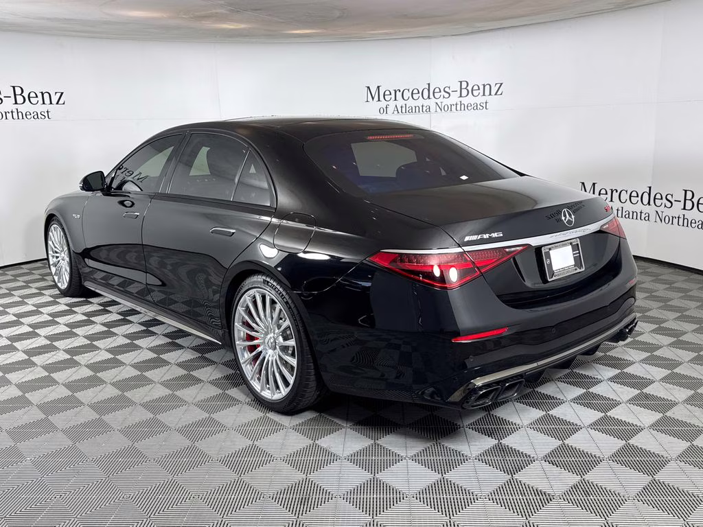 2026 Obsidian Black/MANUFAKTUR Moonlight White Mercedes-Benz S-Class S 63 E AMG AWD Sedan