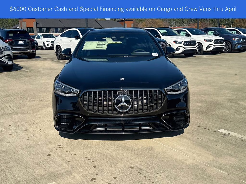 2026 Obsidian Mercedes-Benz S-Class S 63 E AMG AWD Sedan