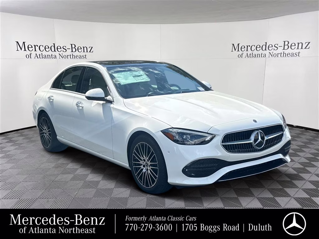 2026 White Mercedes-Benz C-Class C 300 RWD Sedan