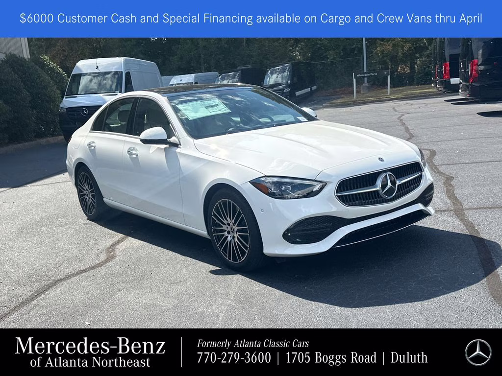 2026 105/149white Mercedes-Benz C-Class C 300 RWD Sedan