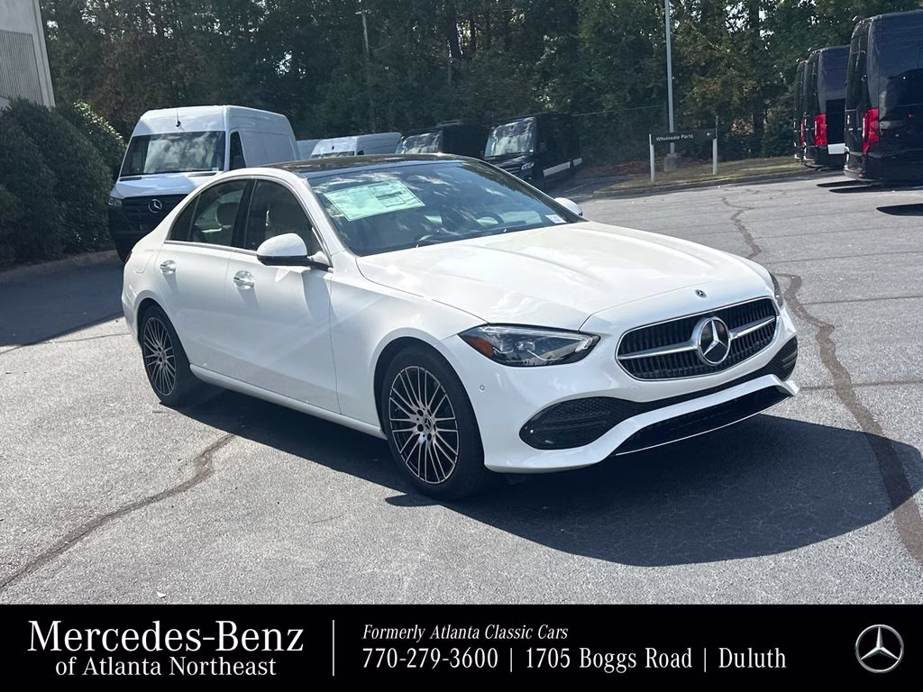 2026 White Mercedes-Benz C-Class C 300 RWD Sedan