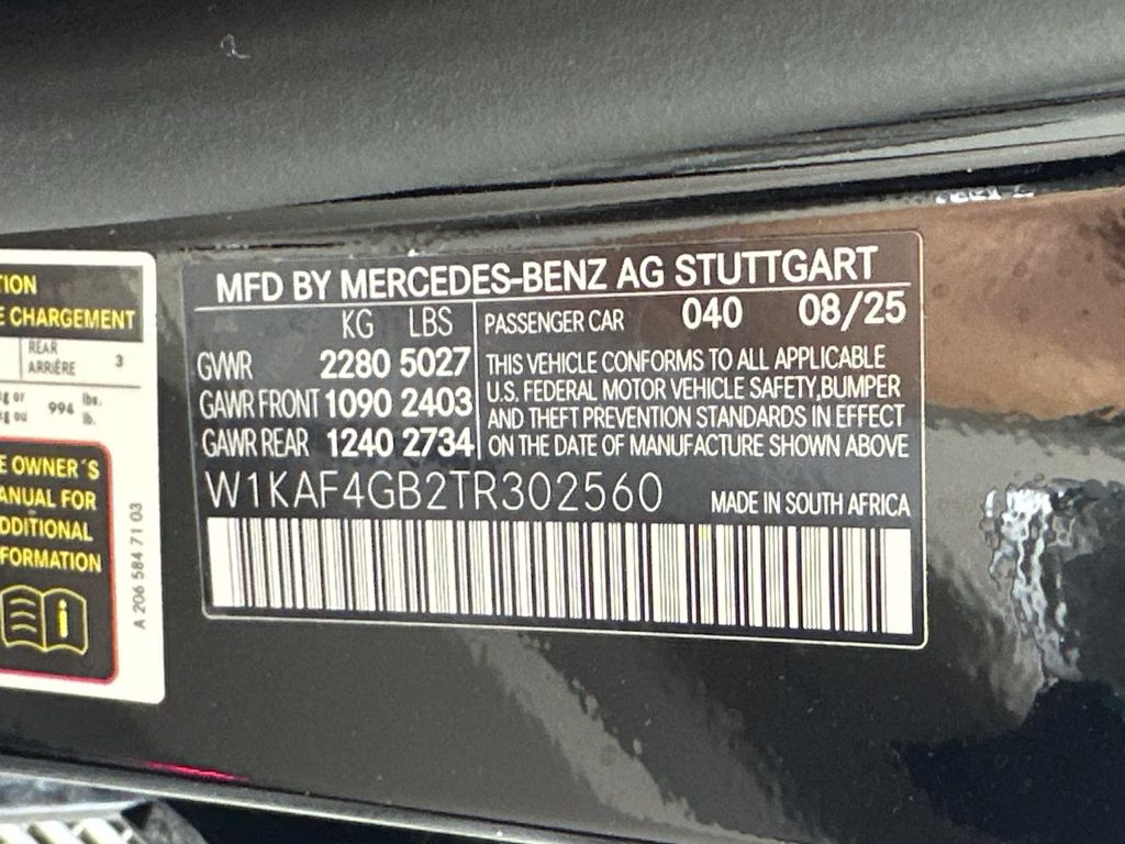 2026 Black Mercedes-Benz C-Class C 300 RWD Sedan