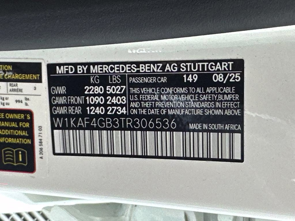 2026 Polar White Mercedes-Benz C-Class C 300 RWD Sedan