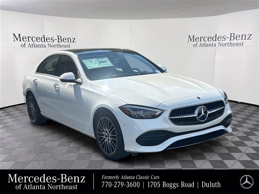 2026 White Mercedes-Benz C-Class C 300 RWD Sedan
