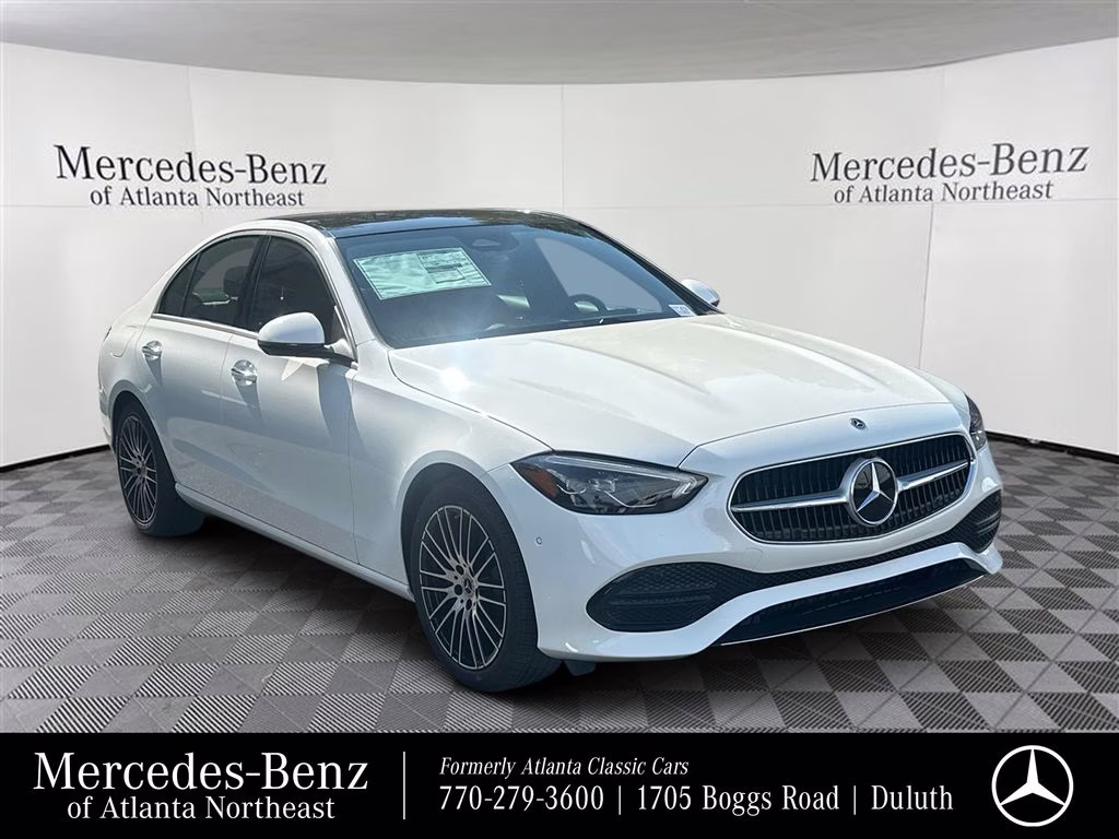 2026 White Mercedes-Benz C-Class C 300 RWD Sedan